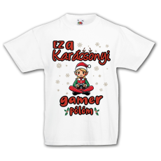 Fruit of the Loom Ez a karácsonyi gamer pulcsim (lány) - Gyerek Póló