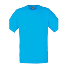 Fruit of the Loom F02 kereknyakú, rövid ujjú póló VALUEWEIGHT T, Azure - 3XL férfi póló