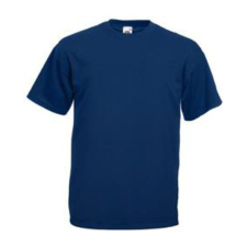 Fruit of the Loom F02 kereknyakú, rövid ujjú póló VALUEWEIGHT T, Navy - 5XL férfi póló
