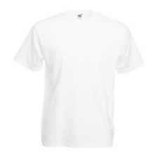 Fruit of the Loom F02 kereknyakú, rövid ujjú póló VALUEWEIGHT T, White - 2XL férfi póló