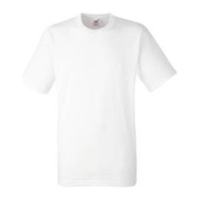 Fruit of the Loom F05 unisex rövid ujjú póló, HEAVY T, White - 2XL férfi póló