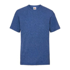 Fruit of the Loom F37 környakas gyerek póló, Kids Valueweight T, Retro Heather Royal - 12/13