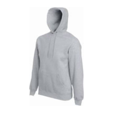 Fruit of the Loom F44 kapucnis pulóver, HOODED SWEAT, Heather Grey - 2XL