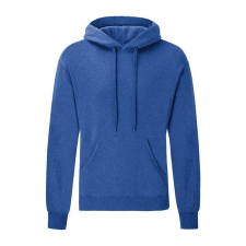 Fruit of the Loom F44 kapucnis pulóver, HOODED SWEAT, Heather Royal - M férfi pulóver, kardigán