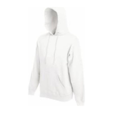 Fruit of the Loom F44 kapucnis pulóver, HOODED SWEAT, White - XL