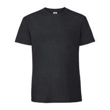 Fruit of the Loom FN55 kereknyakú póló, ICONIC 195 CLASSIC T, Black férfi póló
