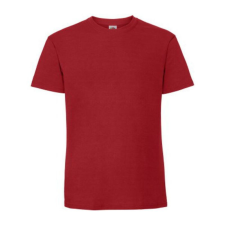Fruit of the Loom FN55 kereknyakú póló, ICONIC 195 CLASSIC T, Red - XL férfi póló