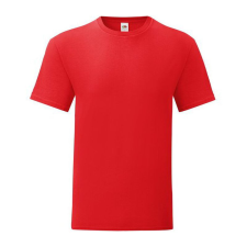 Fruit of the Loom FN62 rövid ujjú póló, ICONIC 150 T, Red - 2XL férfi póló