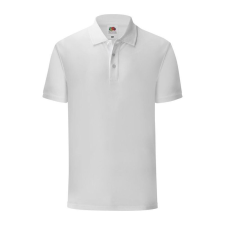 Fruit of the Loom FN66 galléros póló, ICONIC POLO, White - M férfi póló