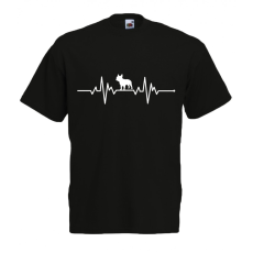 Fruit of the Loom Francia bulldog EKG férfi póló
