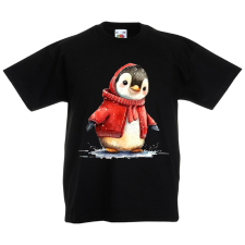 Fruit of the Loom Karácsonyi Pingvin - Gyerek Póló gyerek póló