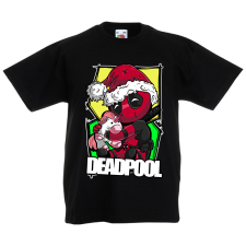Fruit of the Loom Karácsonyi sapkás deadpool - Gyerek Póló gyerek póló