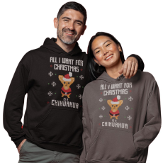 Fruit of the Loom, Kariban All I want for christmas is – Unisex Kapucnis Pulóverek (Több mintával)