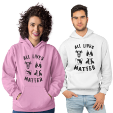 Fruit of the Loom, Kariban All lives matter - Unisex Pulóver