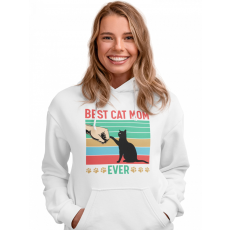 Fruit of the Loom, Kariban Best cat mom ever - Unisex Pulóver