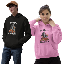 Fruit of the Loom, Kariban Beszólt Elástam - Unisex Kapucnis Pulóver női pulóver, kardigán