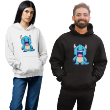 Fruit of the Loom, Kariban Cuki kis szörny - Unisex Kapucnis Pulóver női pulóver, kardigán