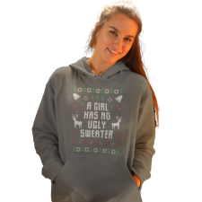 Fruit of the Loom, Kariban Egy lánynak nincs csúnya pulcsija - Unisex Kapucnis Pulóver női pulóver, kardigán