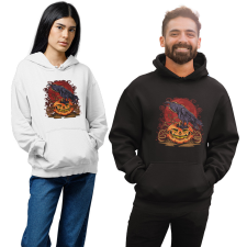 Fruit of the Loom, Kariban Éjjeli Holló - Unisex Kapucnis Pulóver női pulóver, kardigán