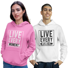 Fruit of the Loom, Kariban Élj meg minden pillanatot - Unisex Pulóver női pulóver, kardigán