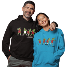 Fruit of the Loom, Kariban Grincs Ennyi nem megyek - Unisex Kapucnis Pulóver női pulóver, kardigán