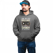 Fruit of the Loom, Kariban I'm brother and gamer - Unisex Pulóver női pulóver, kardigán