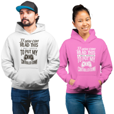 Fruit of the Loom, Kariban I was forced to put down my controller - Unisex Pulóver