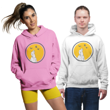 Fruit of the Loom, Kariban Kutya csendélet - Unisex Pulóver női pulóver, kardigán