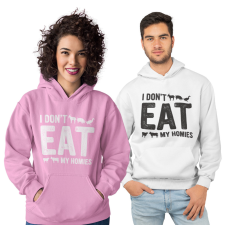 Fruit of the Loom, Kariban Nem eszem meg a haverjaimat - Unisex Pulóver női pulóver, kardigán