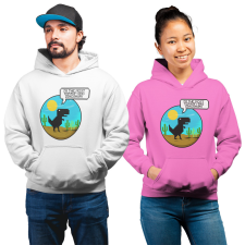 Fruit of the Loom, Kariban No internet dínó - Unisex Pulóver női pulóver, kardigán