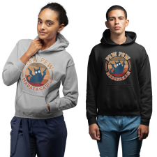 Fruit of the Loom, Kariban Pew-Pew Madafakas - Unisex Pulóver női pulóver, kardigán
