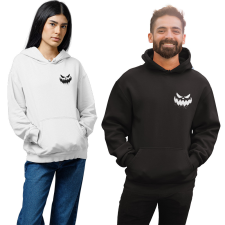 Fruit of the Loom, Kariban Szörny Mosoly - Unisex Kapucnis Pulóver női pulóver, kardigán