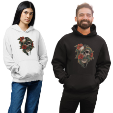 Fruit of the Loom, Kariban Vipera Koponya - Unisex Kapucnis Pulóver