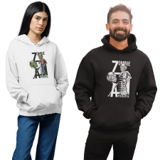 Fruit of the Loom, Kariban Zombi Apokalipszis - Unisex Kapucnis Pulóver női pulóver, kardigán