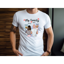 Fruit of the Loom My Family családi férfi póló (Kisfiú-Kislány) férfi póló