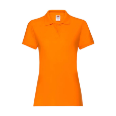 Fruit of the Loom Női Galléros póló Rövid ujjú Fruit of the Loom Premium Polo Lady-Fit - 2XL (18), Narancssárga