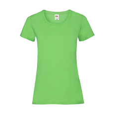 Fruit of the Loom Női póló Csapott ujjú Fruit of the Loom Valueweight T Lady-Fit - XS (8), Lime zöld