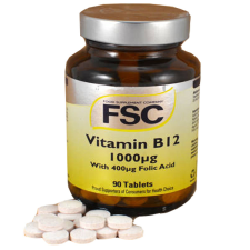 FSC FSC b12 vitamin tabletta 1000mg 90 db gyógyhatású készítmény