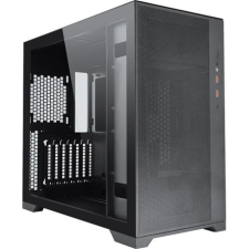 FSP CMT580B táp nélküli ablakos Mid Tower számítógépház fekete számítógép ház