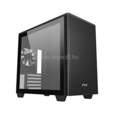 FSP Micro CST360 B fekete (táp nélküli) ablakos mATX ház (FSP_CST360_B) számítógép ház