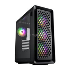 FSP Ultra CUT593A fekete (táp nélküli) ablakos E-ATX ház (FSP_CUT593A_BLACK) számítógép ház