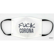  Fuck Corona fehér szájmaszk gyógyászati segédeszköz