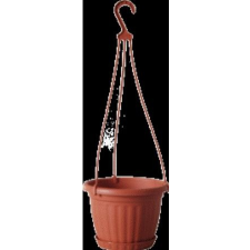  Függő 26 cm bordáscserép+alj kerti tárolás