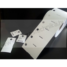  Függő etikett PVC 50x40 mm - időjárásálló etikett - nem öntapadós (10mm függesztő lyuk) etikett