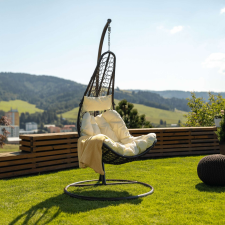  Függő fotel, barna / krém, KALEA 2 NEW kerti bútor