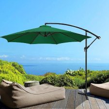  Függő napernyő 2,7 m - zöld kerti bútor