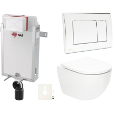  Függő WC szett falra szerelhető SAT Fusion SIKOSZTORFU21 szaniter