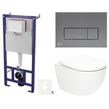  Függő WC szett világos falakhoz / válaszfalas SAT Fusion SIKOSSTORFUGMM SIKOSSTORFUGMM szaniter