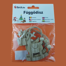  Függődísz, szarvas karácsonyi dekoráció
