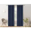  Függöny OXFORD LIGHT 140x270 cm, sötétkék Felfüggesztés: Hullámos sínszalag